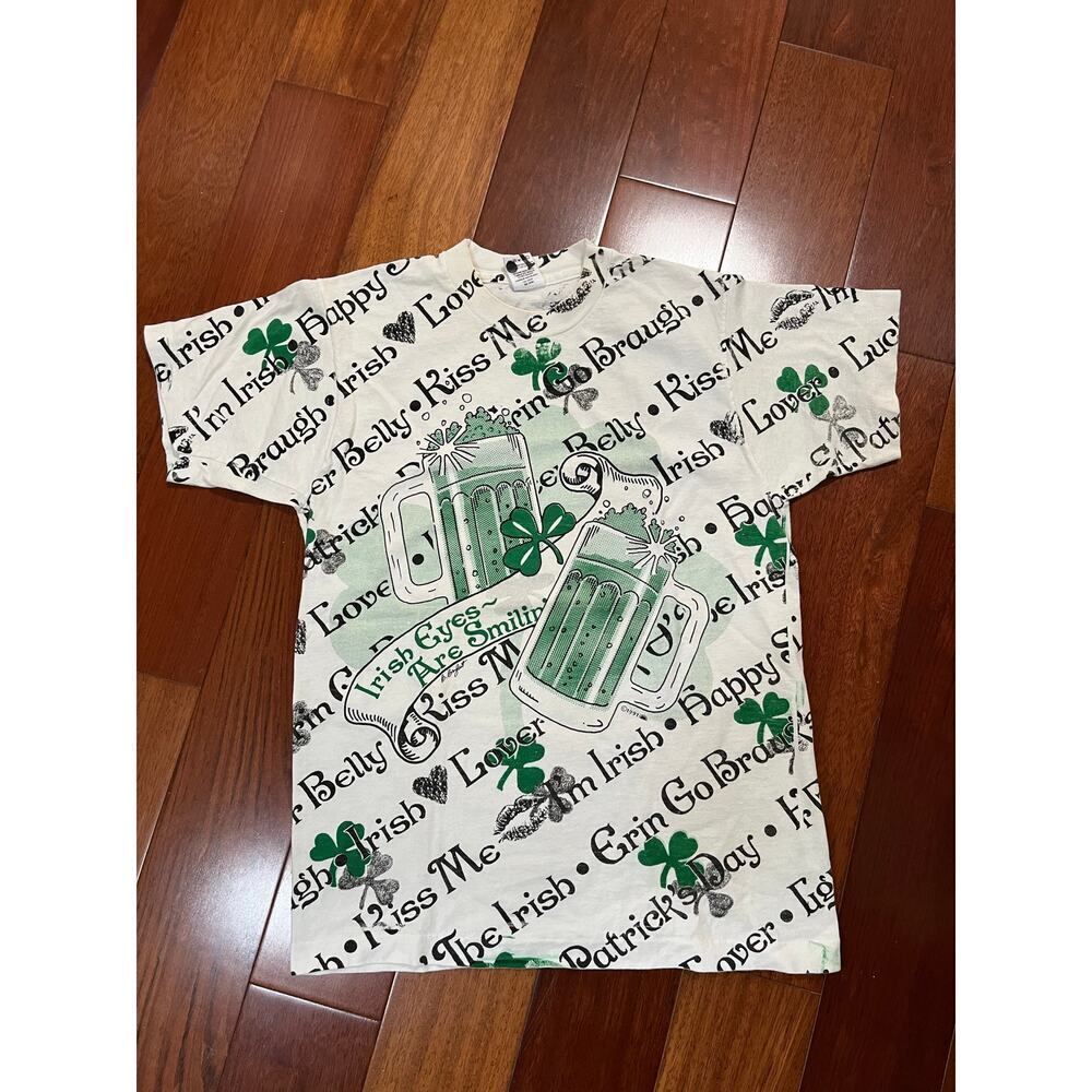 Single Stitch T Shirt Large Irish St Patricks Day Vintage 1991